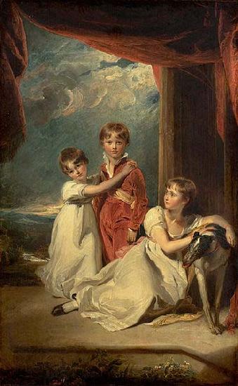 Sir Thomas Lawrence The Children of Sir Samuel Fludyer oil painting picture